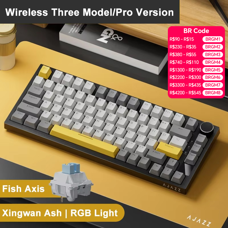 Elgato Stream Deck - Ajazz AK820 Pro Gaming Mechanical Keyboard