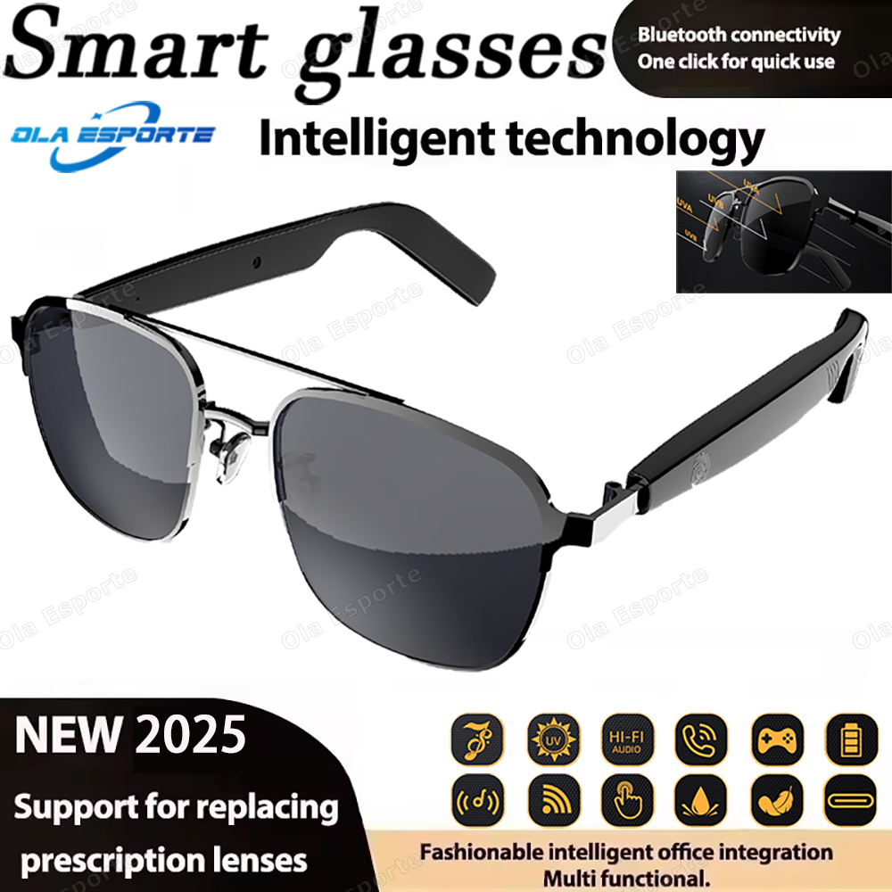 Esports Gaming Headset - Smart Audio Glasses Air conduction Wireless