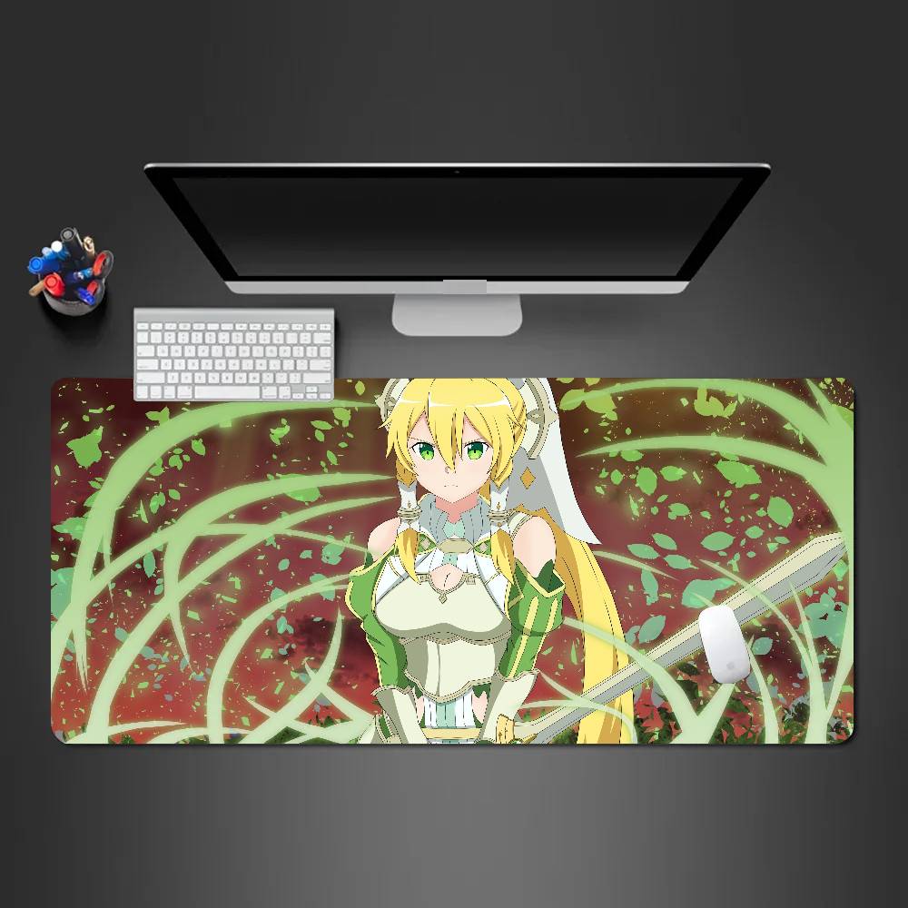 Esports Online Gaming - Leaf Animation S-Word A-Art O-Online Mousepad