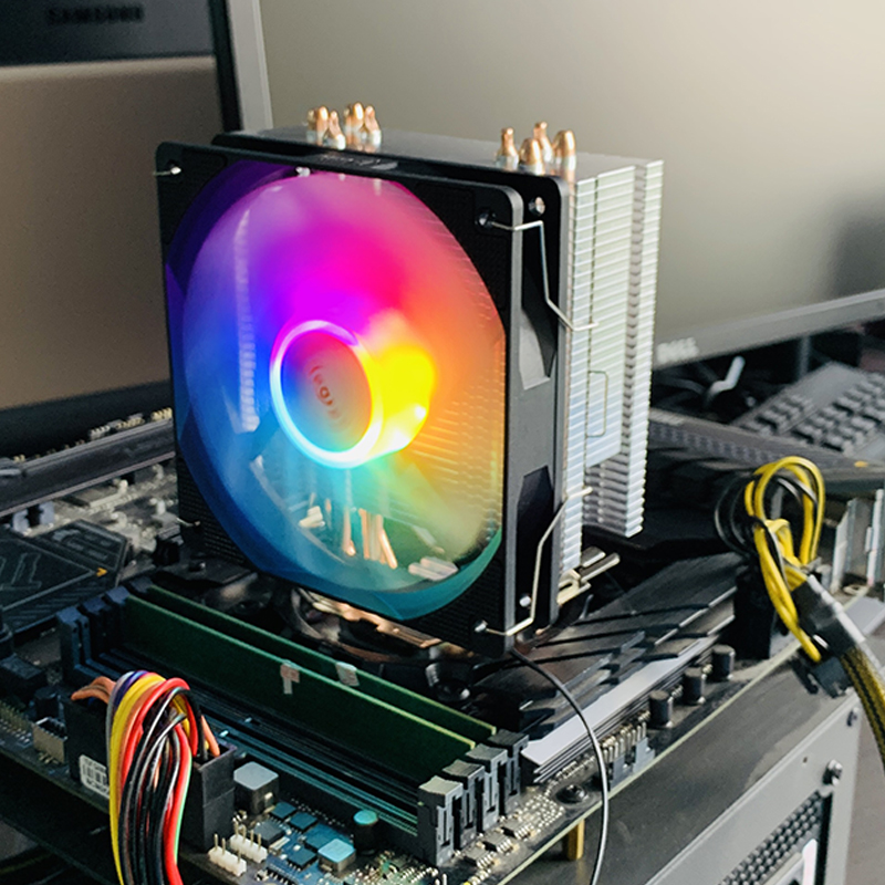 X99 Tower CPU Cooler 4 Heatpip - Esports Gaming Fan 评论和价格