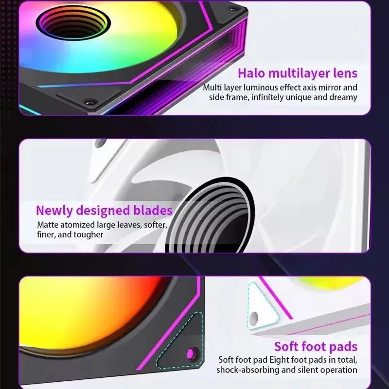 LDPCSJ Prism 7 PRO ARGB PC Cas - Esports Gaming Fan 评论和价格